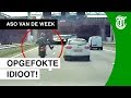 Motorrijder schoppend over A10
