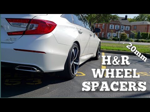 2018-2021 Honda Accord H&R 20mm Wheel Spacers Flush Fitment Pt.2