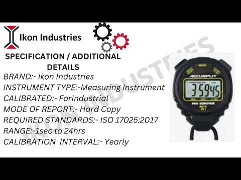 Calibration of Stopwatch Under NABL