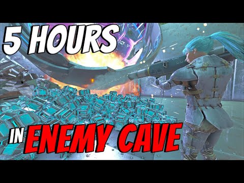 How I Spent 5+ Hours INSIDE An ENEMY Cave - Ark