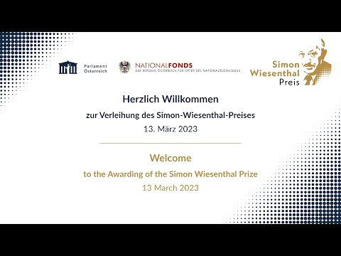 Verleihung der Simon-Wiesenthal-Preise 2022