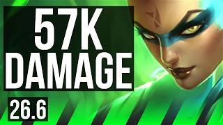 NIDALEE vs LEE SIN (JGL) | 57K damage, Good KDA: 33/2/13 | KR Master | 26.6