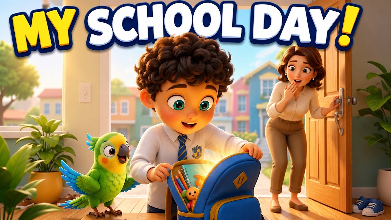 My School Day & Daily Routine 🌟 | Easy English for Kids | English Speaking Practice - YouTube video featuring the word a few minutes