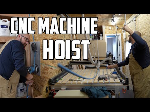 ⛵️ CNC hoist and starting eyebrow repair for our hurricane-damaged catamaran . Ep 666