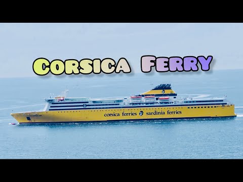 Grande navio para a Córsega 🇫🇷 França