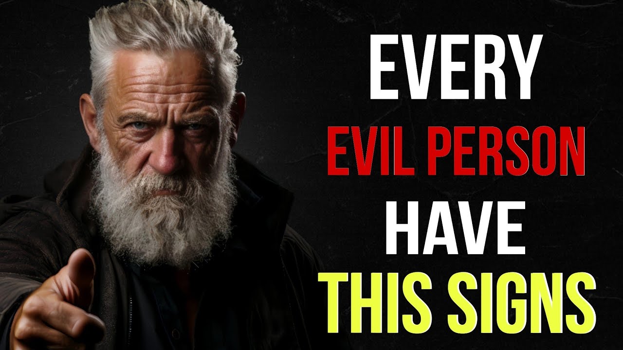 6 Red Flags That Reveal the Evil Person Next to You | Stoic Wisdom