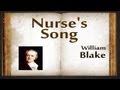 Nurse's Song by William Blake - Poetry Reading