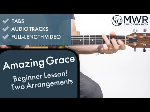 How to play Amazing Grace - Key of G - Guitar Lesson!