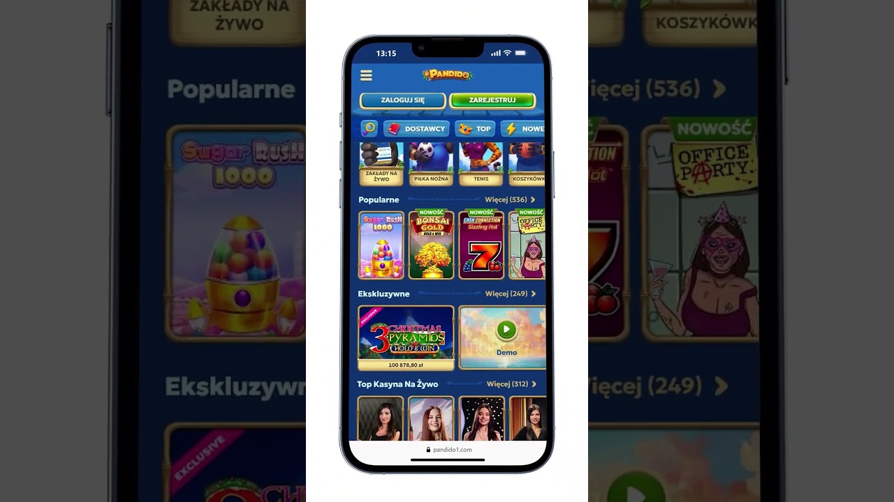 Bonus bez depozytu w Pandido