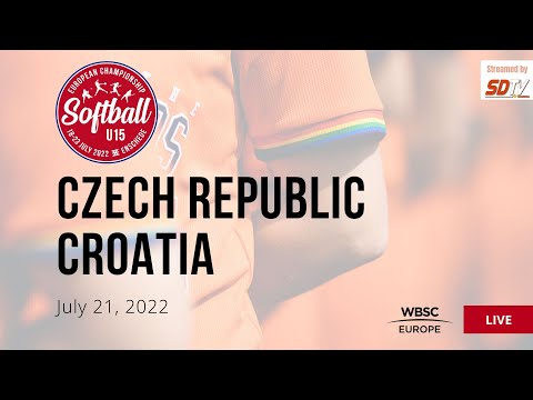 30 U-15 Women's Softball European Championship - Czech Republic VS Croatia
