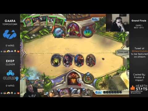 HearthStats League Invitational Hearthstone Grand Finals - Gaara vs Ek0p Game 1