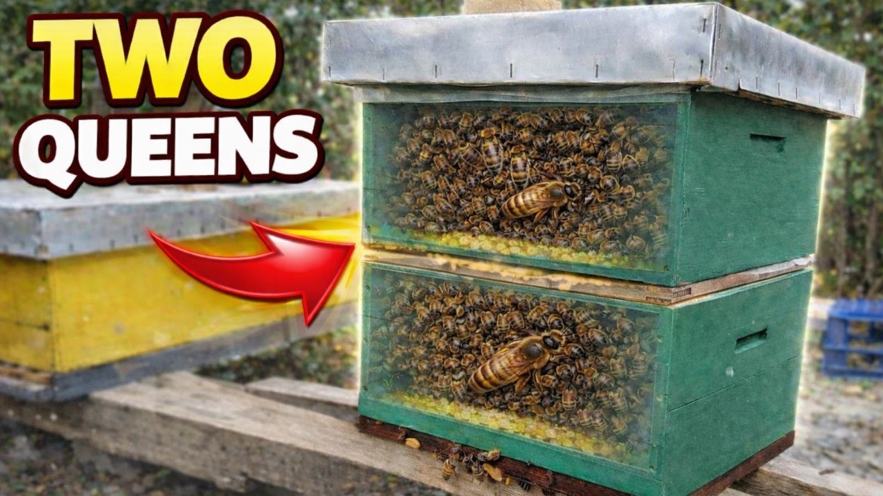 How I Saved Two Weak Hives With a Double Queen Setup