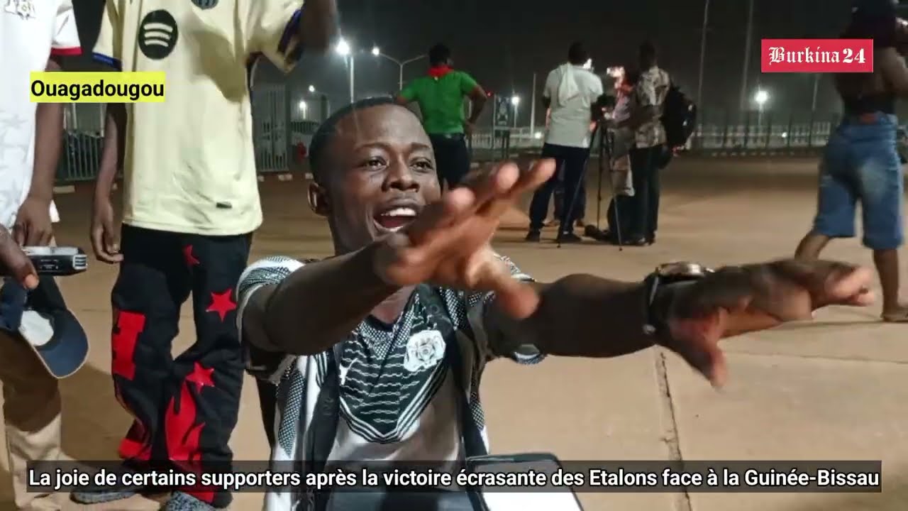 Quelques réactions des supporters des Etalons après la victoire écrasante face à la Guinée-Bissau