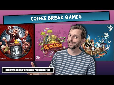 Coffee Break Games: Magic Rabbit, Peanut Club & Oh My Brain