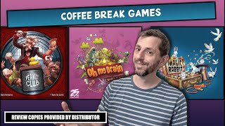 Coffee Break Games: Magic Rabbit, Peanut Club & Oh My Brain
