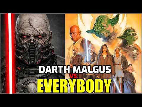 Darth Malgus vs EVERY Jedi Master on the Council (How Far Would He Get?)
