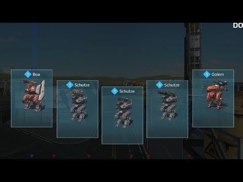 War Robots - Only Lvl 1 Robots Challenge | Skirmish Mode Gameplay