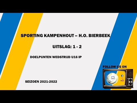 U16 IP (21/22) SPORTING KAMPENHOUT - H.O. BIERBEEK