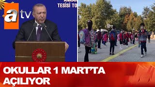 Okullar 1 Mart'ta açılıyor! - Atv Haber 23 Şubat 2021