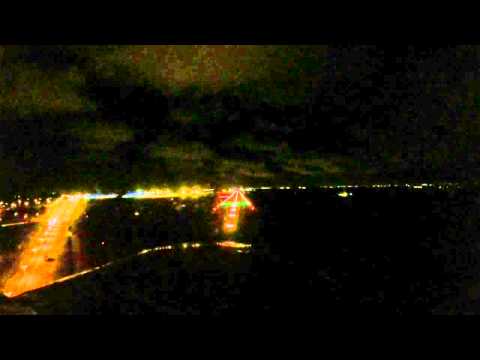 Night training at Carrasco Int Airport
