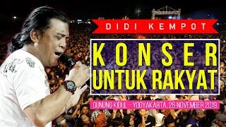Download lagu KONSER UNTUK RAKYAT - Didi Kempot Live Show di Gunung Kidul mp3