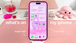 what’s on my iphone 14 pro max (2023) | minimalist and functional iOS 17 setup