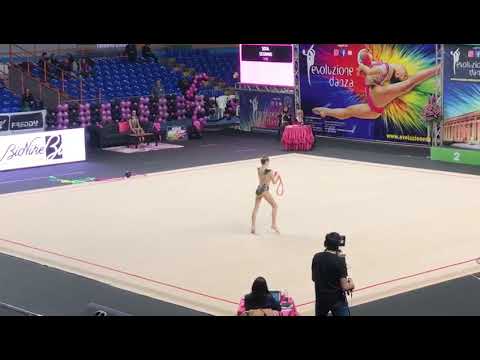 Sofia Sicignano esercizio alla fune 2° prova di Serie A1