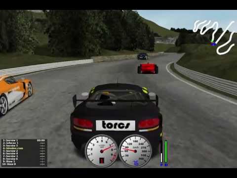TORCS gameplay car4-trb1 versus all on Road Tracks - Alpine 1