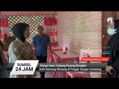 Warga Desa Tanjung Payang Bongkar Kafe Remang-Remang