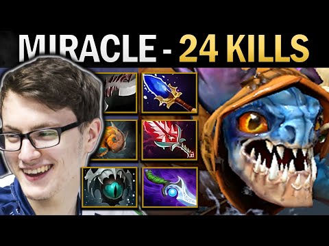 Slark Dota Gameplay Miracle with 24 Kills and Diffusal