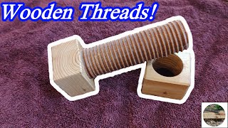 We made Wooden Threads!
