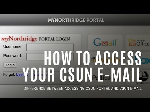 How To Access Your Csun E Mail