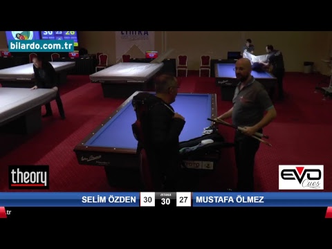 SELİM ÖZDEN & MUSTAFA ÖLMEZ Bilardo Maçı - 2018 - TÜRKİYE 1.LİGİ-1. Tur