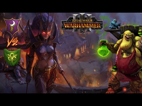 THE DREAD CRONE HELLEBRON | Nurgle vs Dark Elves - Total War Warhammer 3