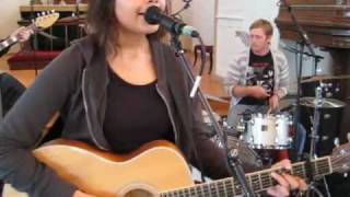 Lay Low rehearse Little By Little at Frikirkjan in Reykjavik
