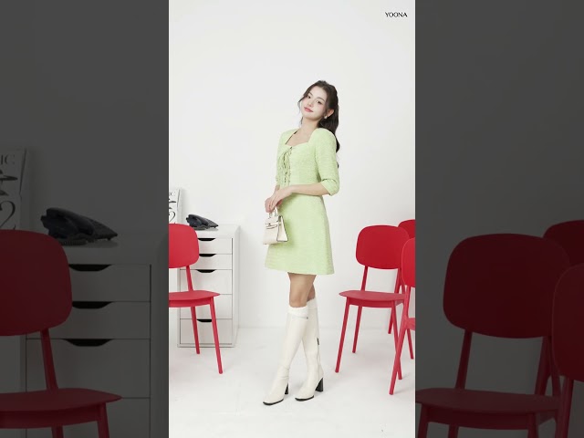 ND11A606 - Đầm tweed