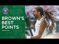 Dustin Brown's Top 50 points vs Rafael Nadal at Wimbledon