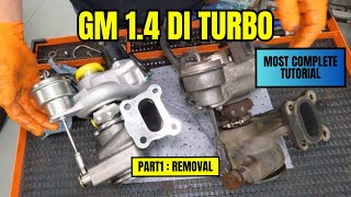 GM 1.4L (direct injected) turbo replacement, Cruze, Encore, most detailed! P0299, part1: removal