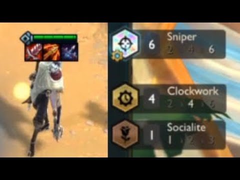 6 Sniper 4 Clockwork JHIN  - Insane damage | TFT SET 6 PBE gameplay guide