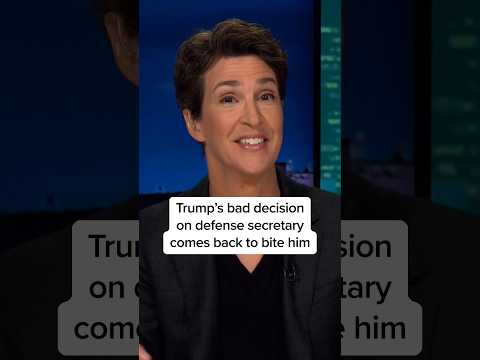 Trump's bad decision on defense secretary comes back to bite him