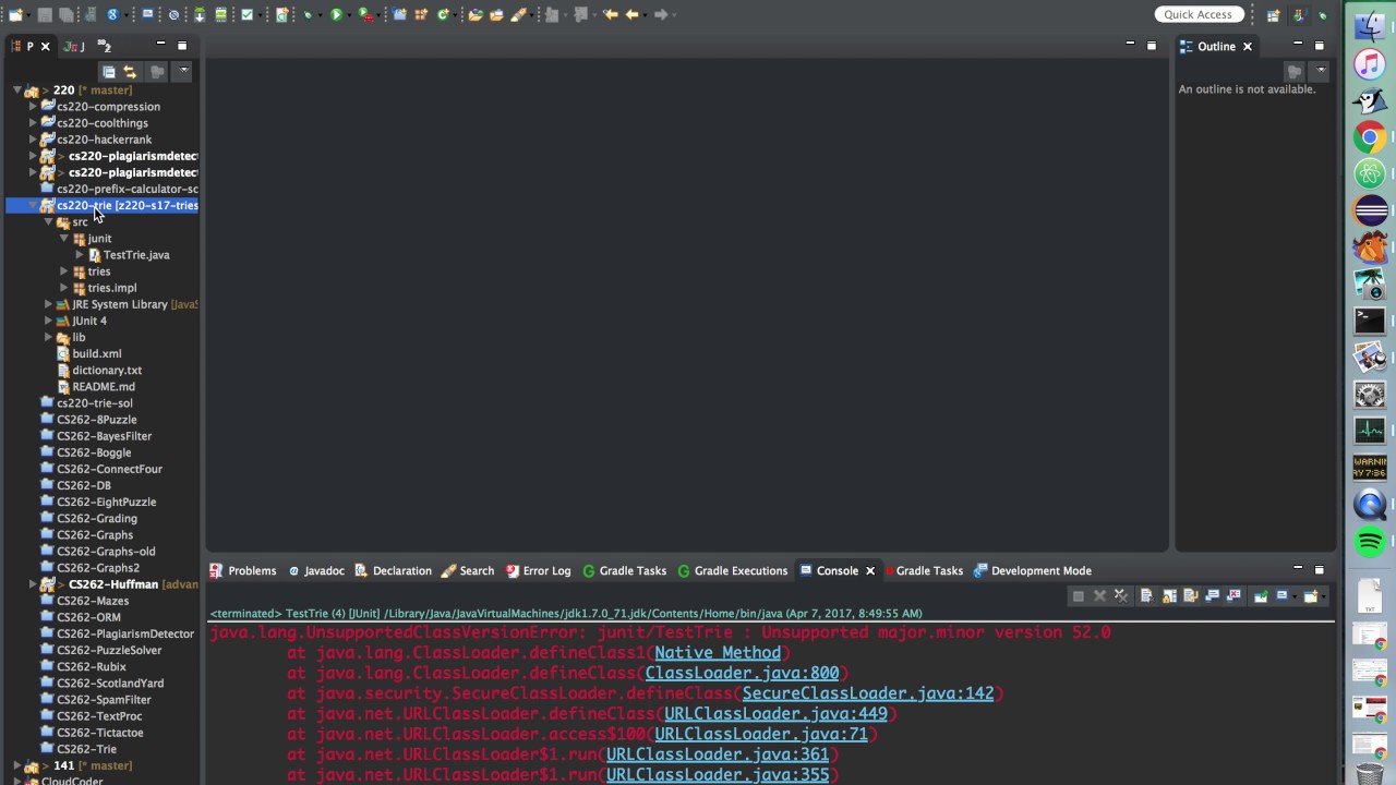 fixing java build path