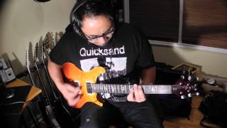 Paul Reed Smith PRS P22 with 53/10&#39;s - Quicksand - Fazer guitar cover [freddypipes]