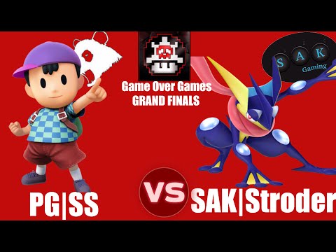 Game Over Games - SAK|Stroder (Robin/Greninja) VS PG|SS (Villager) SSB4 Winners Finals
