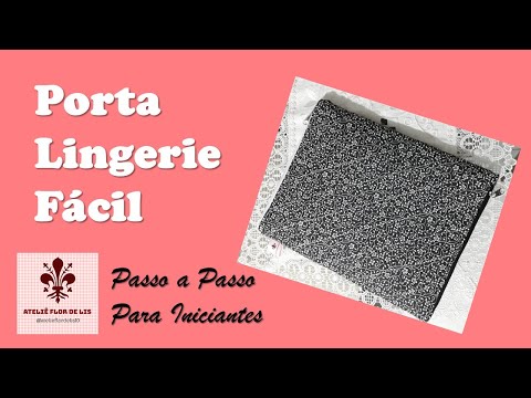 Porta lingerie duplo fácil