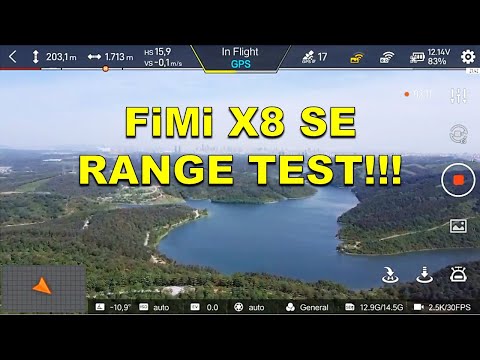 Xiaomi FiMi X8 SE Drone - RANGE TEST (Medium Interference)