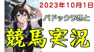 パドック予想で競馬実況.2023.10.1