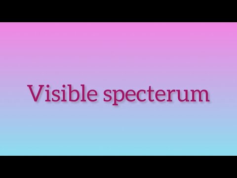 Visible specterum