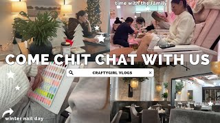 Girls’ Nail Salon Day 💅 + Cozy Home Tidy Up | Girl Talk, Gossip & Light Home Cleaning