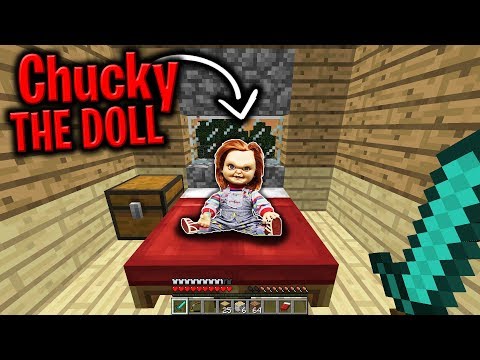 Vyntage - We let Chucky the Doll live in our Minecraft Base.... (Scary Minecraft Video)