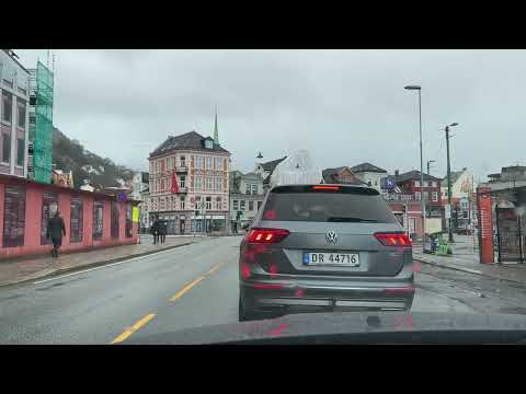 driving in Norway, Bergen city #driving #norway #roads